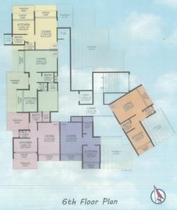 Project Image of 145.0 - 332.0 Sq.ft 1 RK Apartment for buy in Excel Galaxy