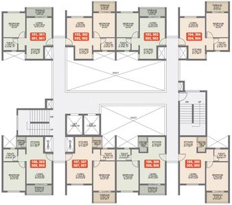 Project Image of 342.62 - 638.0 Sq.ft 1 BHK Apartment for buy in Rohan Ananta Phase I