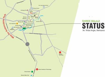 Project Image of 1422.0 - 1872.0 Sq.ft 2 BHK Apartment for buy in Shree Balaji Status