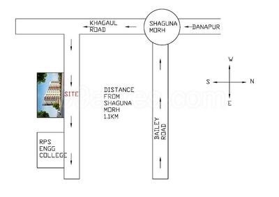 Raunak Vatika 1 Village Location Plan 1