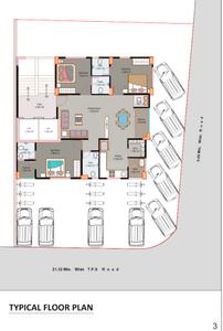 Project Image of 0.0 - 943.78 Sq.ft 3 BHK Apartment for buy in Om Rushikesh Apartment