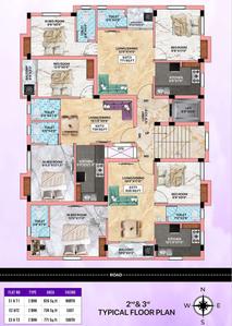 Project Image of 739.0 - 1166.0 Sq.ft 2 BHK Apartment for buy in Bharathi BC Vaibhav