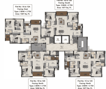 Project Image of 1338.0 - 3443.0 Sq.ft 2 BHK Apartment for buy in VGN Kensington Towers