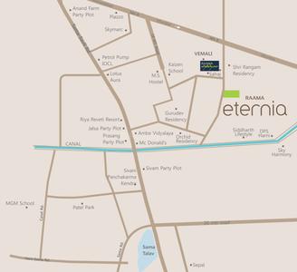Project Image of 3500.0 - 3580.0 Sq.ft 4 BHK Apartment for buy in Raama Eternia