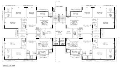 Project Image of 676.3 - 1987.13 Sq.ft 2 BHK Apartment for buy in Hadi AL Hamd Pacific II