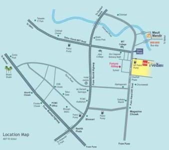 Project Image of 444.76 - 478.78 Sq.ft 1 BHK Apartment for buy in Fortune Vedas Phase II