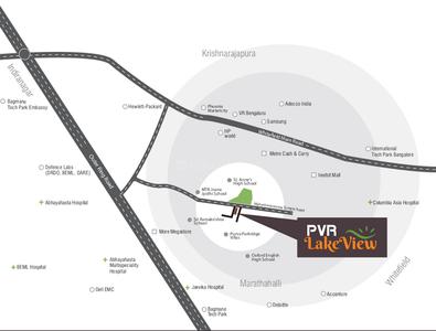 Project Image of 1155.0 - 1335.0 Sq.ft 2 BHK Apartment for buy in PVR Lake View
