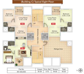 Project Image of 747 Sq.ft 2 BHK Apartment / Flat for sale in Dehu for Rs. 4700000