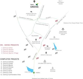 Project Image of 900.0 - 2400.0 Sq.ft Residential Plot Plot for buy in Century Greens Phase 1