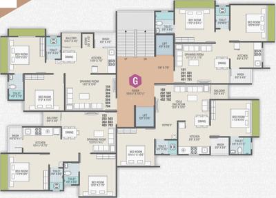 Project Image of 1188.0 - 1305.0 Sq.ft 2 BHK Apartment for buy in KV Satva Shiv Gold