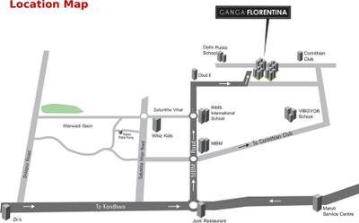 Project Image of 870.0 - 889.0 Sq.ft 3 BHK Apartment for buy in Goel Ganga Florentina Ph I