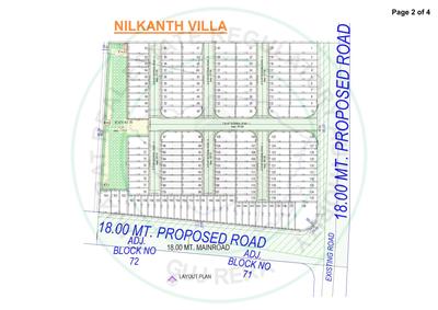 Nilkanth Villa Layout Plan 1