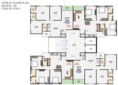 Project Image of 825.05 - 862.73 Sq.ft 3 BHK Apartment for buy in Shreedhar Luxuria