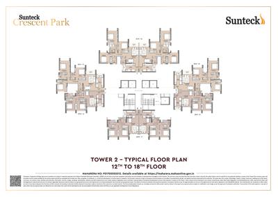 Project Image of 401.17 - 975.0 Sq.ft 1 BHK Apartment for buy in Sunteck Crescent Park 2