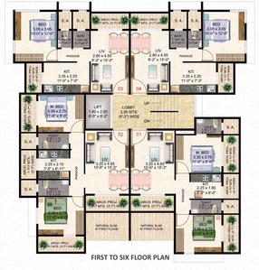 Project Image of 1500 Sq.ft 3 BHK Apartment / Flat for sale in Ambernath East for Rs. 9000000