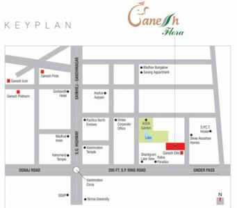 Project Image of 0.0 - 1081.77 Sq.ft 3 BHK Apartment for buy in Ganesh Flora