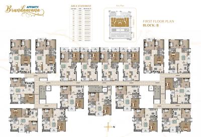 Project Image of 1070.0 - 1490.0 Sq.ft 2 BHK Apartment for buy in Affinity Brundaavana