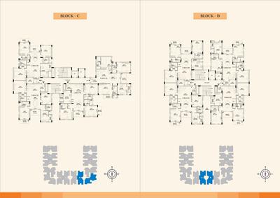 Project Image of 0.0 - 1800.0 Sq.ft 3 BHK Apartment for buy in Bharat Residency