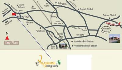 Project Image of 857.24 - 925.7 Sq.ft 3 BHK Villa for buy in Vrajbhumi Bunglows Phase 2