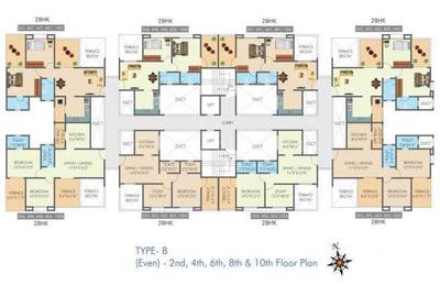 Project Image of 905.0 - 1255.0 Sq.ft 2 BHK Apartment for buy in Shree Palace