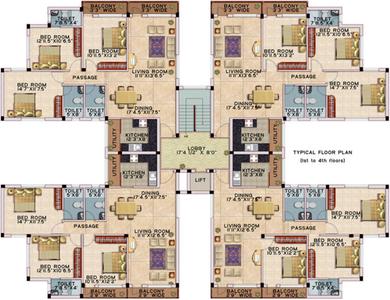 Project Image of 1100.0 - 1487.0 Sq.ft 2 BHK Apartment for buy in Deccan All Seaons