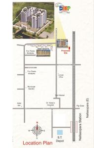 Project Image of 0.0 - 560.0 Sq.ft 1 BHK Apartment for buy in Deep Associates Pride