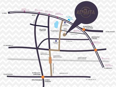 RV Advaita Block C Images for Location Plan of RV Advaita Block C 1