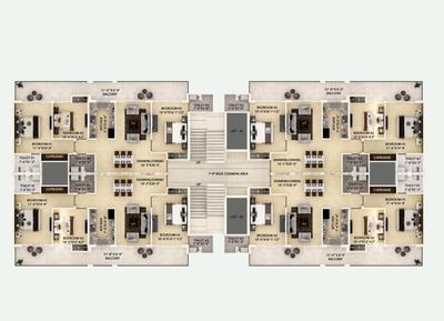 Project Image of 1450 Sq.ft 3 BHK Apartment / Flat for sale in Ramgarh Bhudda for Rs. 9964000