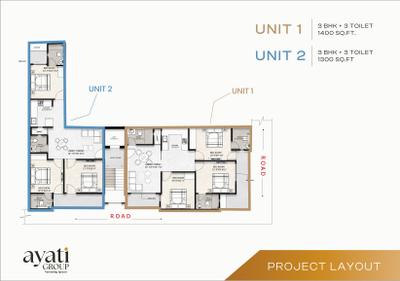 Project Image of 1300.0 - 1400.0 Sq.ft 3 BHK Apartment for buy in Aadya Residency