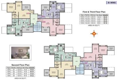 Project Image of 608.0 - 850.0 Sq.ft 1 BHK Apartment for buy in Shiv Vihar