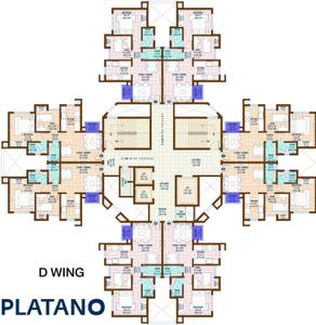 Project Image of 0.0 - 484.0 Sq.ft 2 BHK Apartment for buy in Nirmal Lifestyle City Kalyan Platano D
