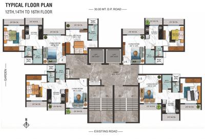 Project Image of 304.0 - 558.0 Sq.ft 1 BHK Apartment for buy in Vighanhartha Sankalp Residency Building No A 1