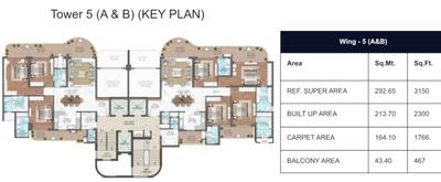 Project Image of 1093.72 - 1765.93 Sq.ft 3 BHK Apartment for buy in Mahagun My Laagoon Phase 1