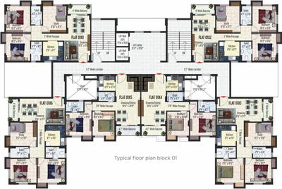 Project Image of 446.0 - 1140.0 Sq.ft 2 BHK Apartment for buy in Primarc Aura