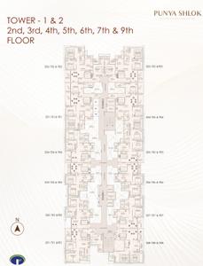 Project Image of 1178.0 - 2273.0 Sq.ft 2 BHK Apartment for buy in Ramsina Punya Shlok Tower I And Tower II