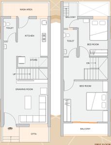 Project Image of 596.97 - 945.39 Sq.ft 2 BHK Villa for buy in Diya Dev Kutir Phase 1
