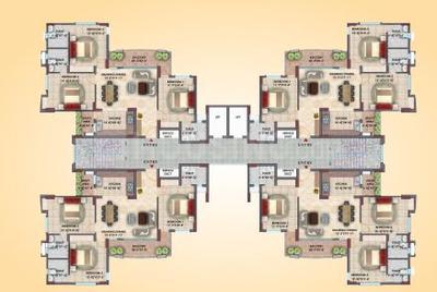 Project Image of 940.0 - 1958.0 Sq.ft 2 BHK Apartment for buy in Eiffel Vivassa Estate Phase 1