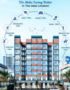 Project Image of 380.61 - 517.21 Sq.ft 1 BHK Apartment for buy in Shakti Sunny Residency