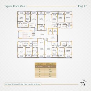 Project Image of 560.0 - 1195.0 Sq.ft 1 BHK Apartment for buy in Kabra Residency Park