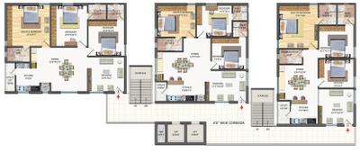Project Image of 1136.0 - 2376.0 Sq.ft 3 BHK Apartment for buy in Reliance Krishna Grandeur