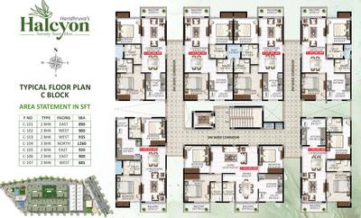 Project Image of 629.0 - 1341.0 Sq.ft 1 BHK Apartment for buy in Haridhruva Halcyon