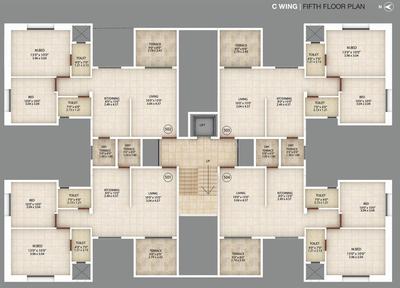 Project Image of 676.0 - 735.0 Sq.ft 2 BHK Apartment for buy in Manav Silver Park Phase I