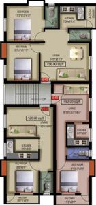 Project Image of 469.0 - 908.0 Sq.ft 1 BHK Apartment for buy in VGK Sumangali