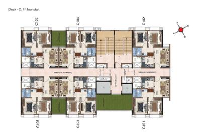 Project Image of 1126.0 - 1791.0 Sq.ft 2 BHK Apartment for buy in Casagrand Northern Star