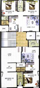 Project Image of 284.0 - 435.0 Sq.ft 1 BHK Apartment for buy in Khushbu Mehta City Home