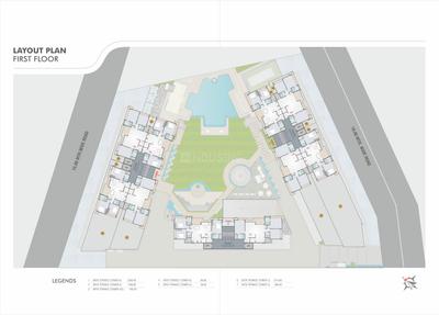 Project Image of 1250.0 - 1441.0 Sq.ft 3 BHK Apartment for buy in Courtyard Prime