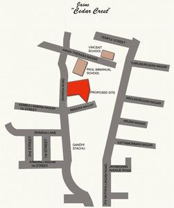 Jain Cedar Crest Location Plan 1