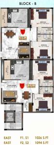 Project Image of 878.0 - 1634.0 Sq.ft 2 BHK Apartment for buy in SKB Fantastic