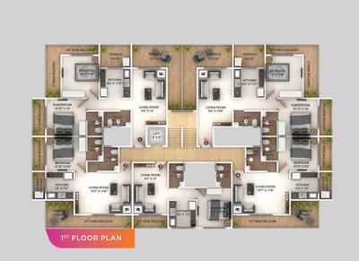 Project Image of 428.4 - 568.98 Sq.ft 1 BHK Apartment for buy in Vishwajeet Heritage
