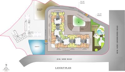 Project Image of 723.0 - 1384.0 Sq.ft 2 BHK Apartment for buy in Rajesh Raj Torres Phase II Wing A Wing B Wing C Wing D Wing E